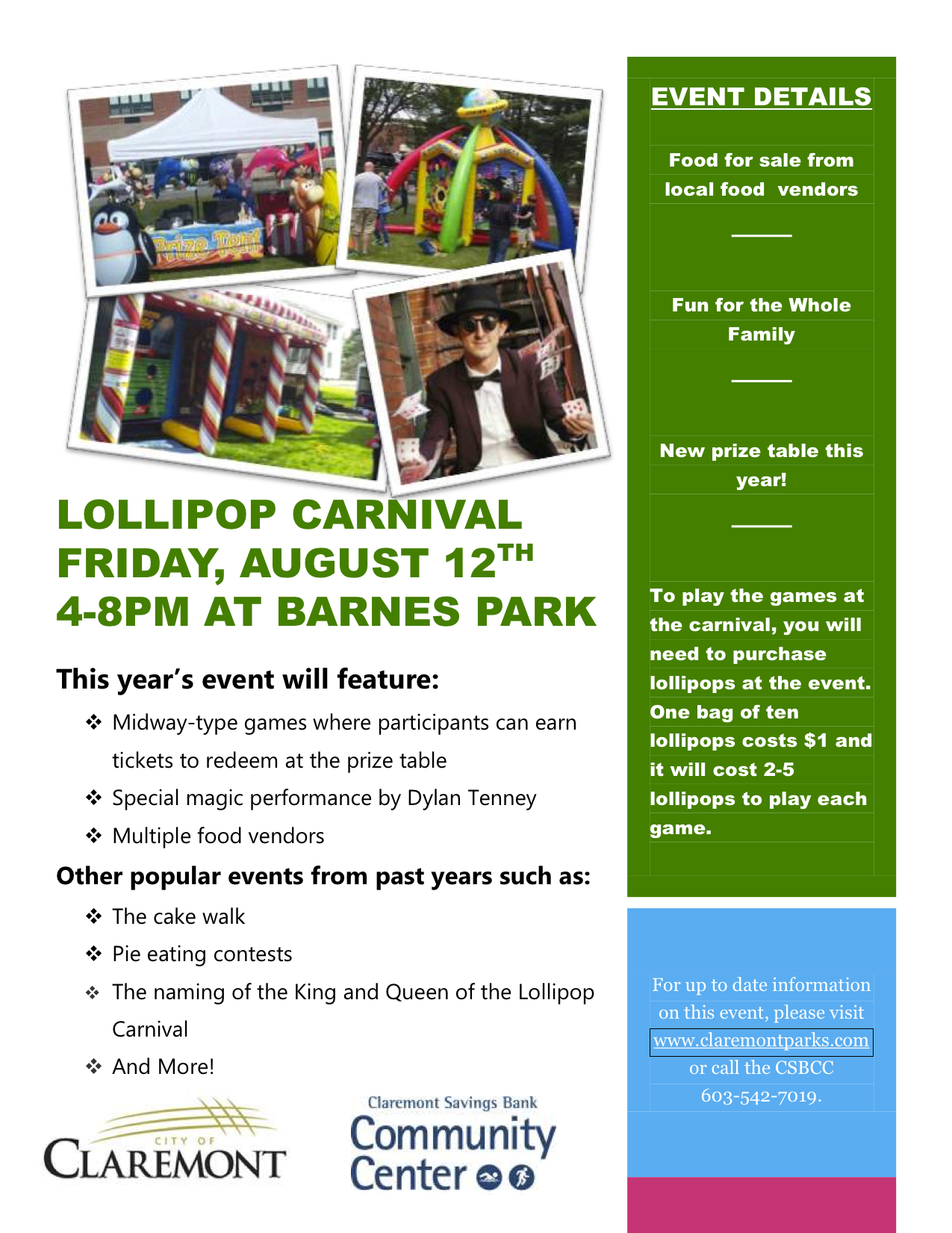 Lollipop Carnival Coming Up Soon!